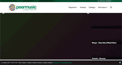 Desktop Screenshot of peermusic.es